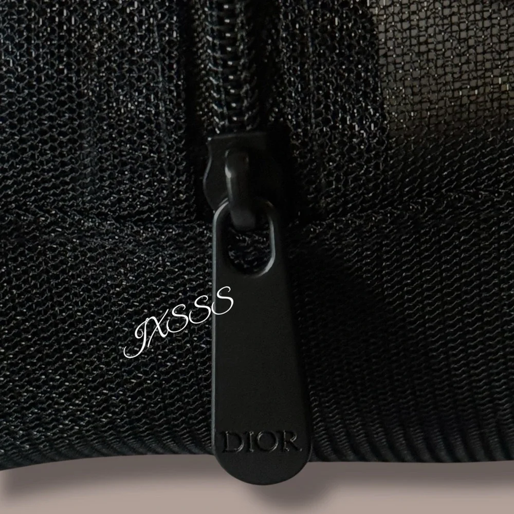 Black (Mesh) Dior Beauty Cosmetic-Makeup Bag - Picture 6 of 15